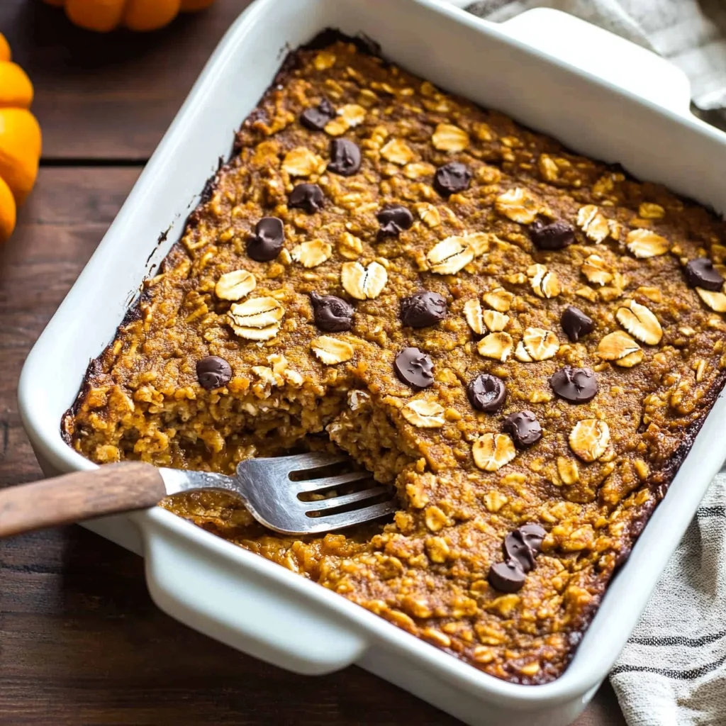 Pumpkin Baked Oatmeal