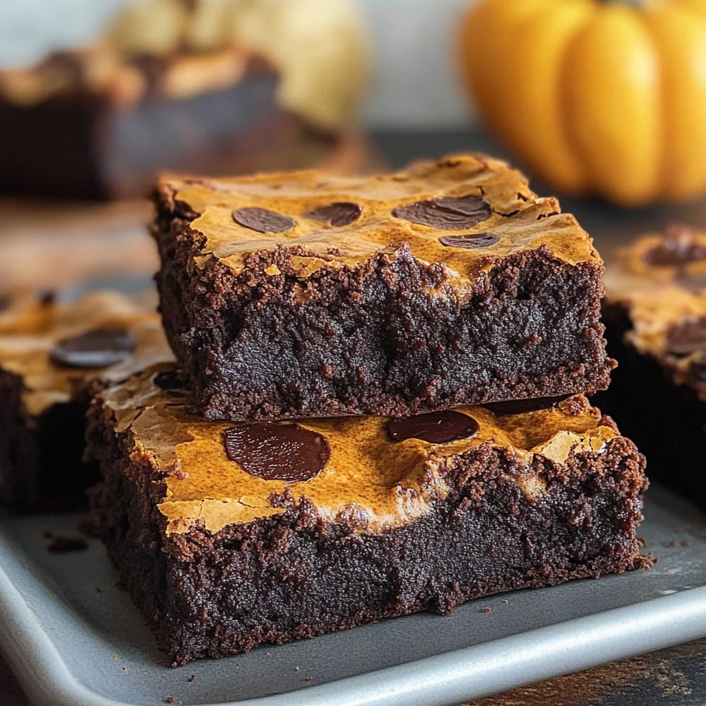 Pumpkin Brownies
