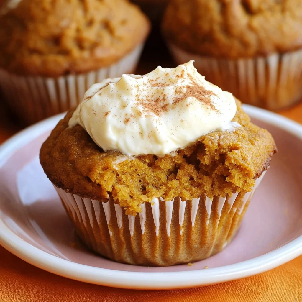 Pumpkin Cream Cheese Muffins
