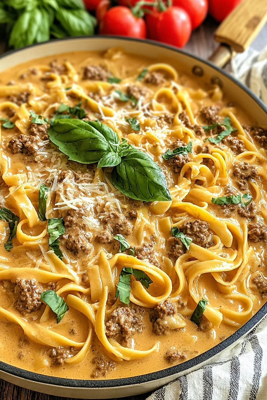 Creamy High-Protein Beef Pasta – Healthy &amp; Delicious Meal Prep