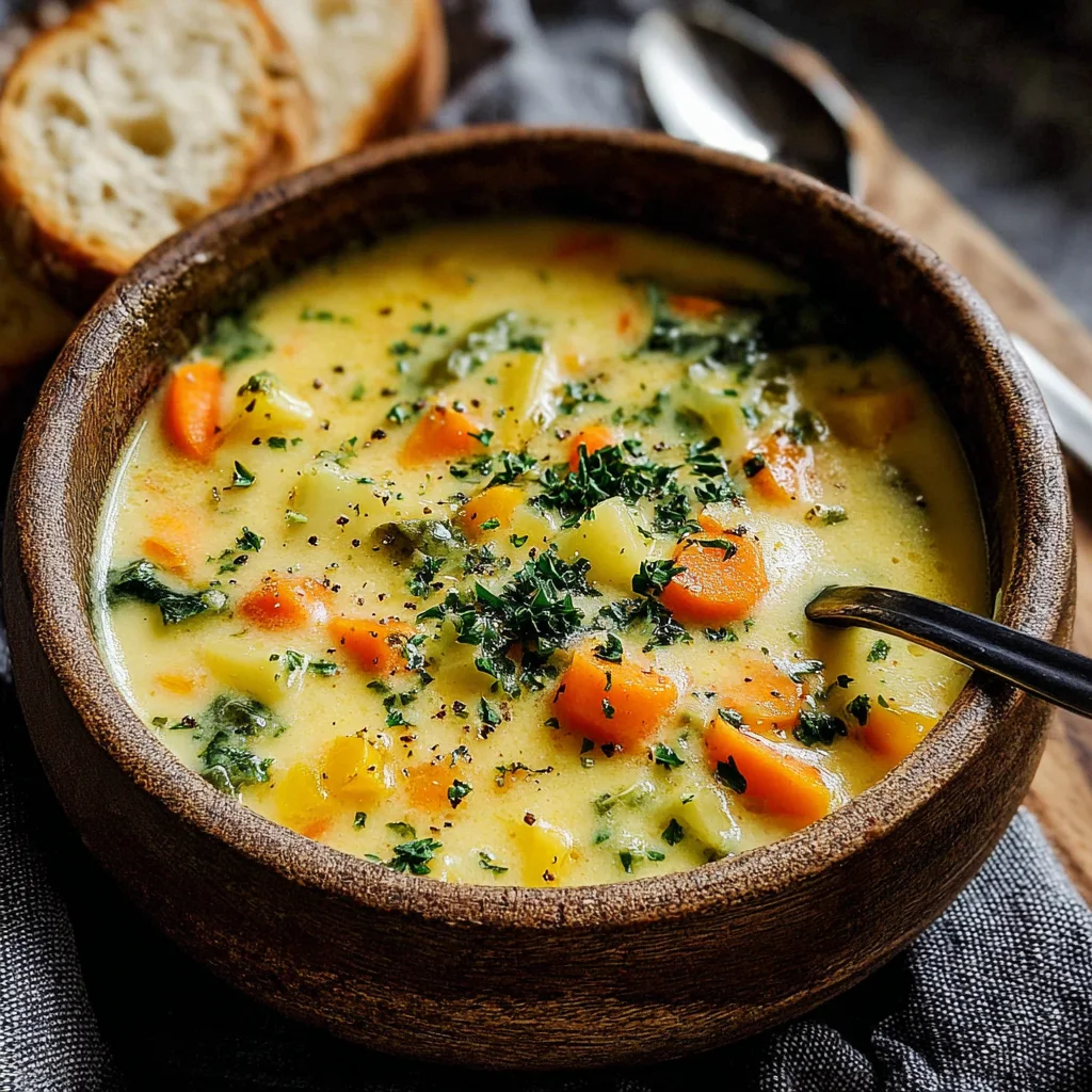 Delight in Spring with This Cream of Spring Vegetable Soup Recipe!