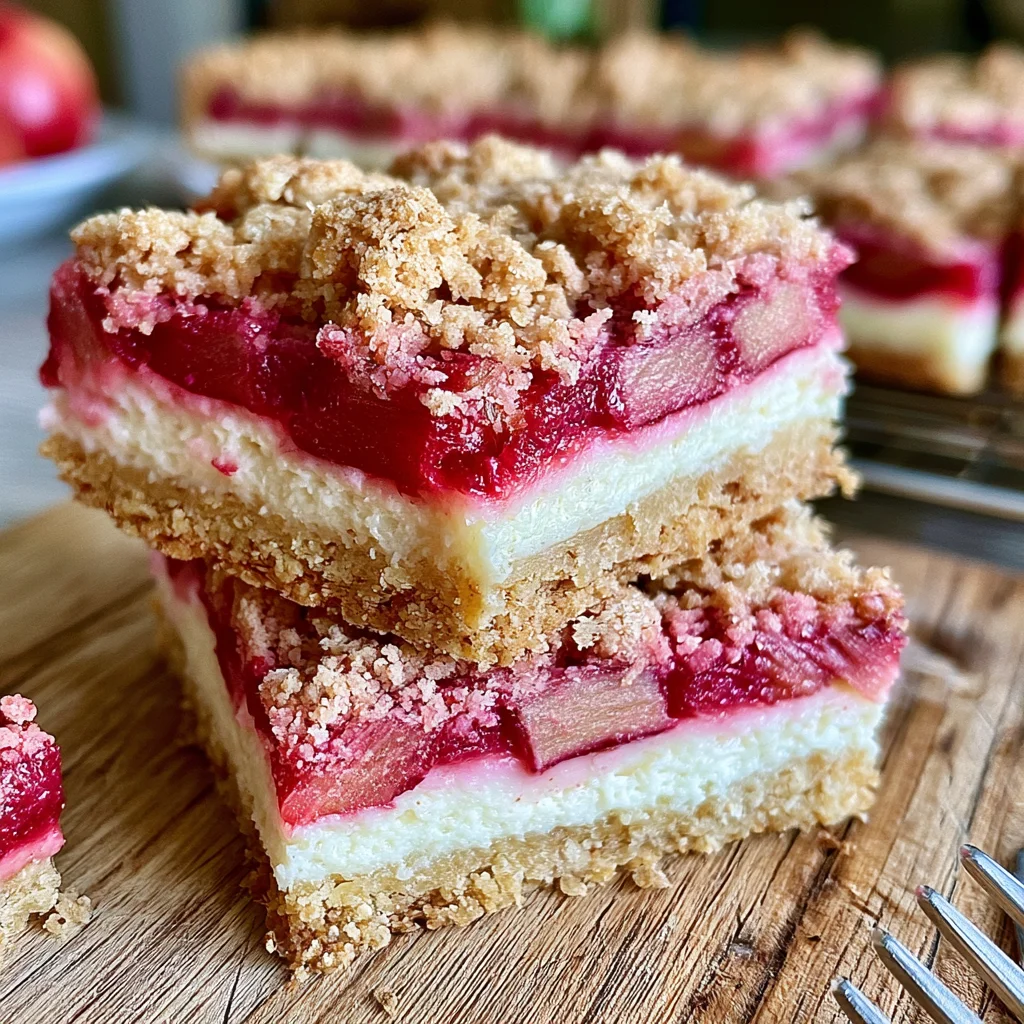 Delicious Rhubarb Bars Recipe: A Creamy Springtime Delight You Can’t Resist!