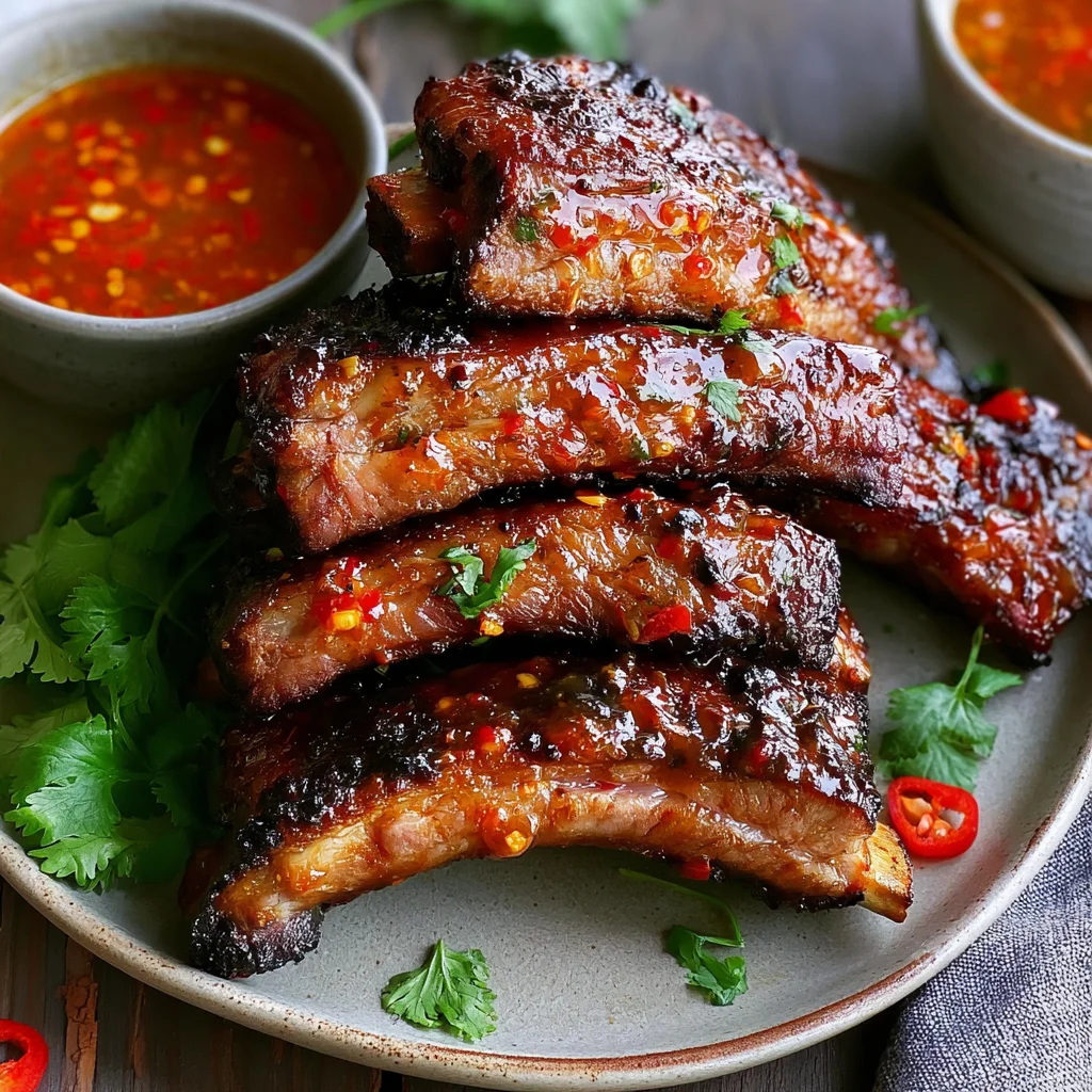 Savory Thai Style Sweet Chili Ribs Recipe That Will Impress Everyone!